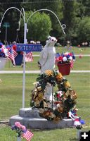 Memorial wreaths. Photo by LibbyMT.com.