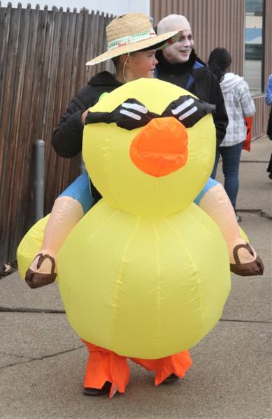 Halloween duck. Photo by LibbyMT.com.