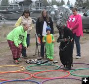 Hula Hoop Tic Tac Toe. Photo by LibbyMT.com.