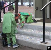 Sticker station. Photo by LibbyMT.com.