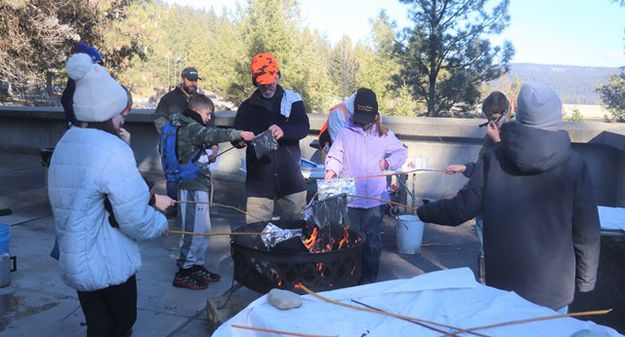 Fire safety but mostly snacks. Photo by LibbyMT.com.