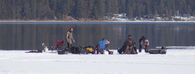 Found some ice. Photo by LibbyMT.com.