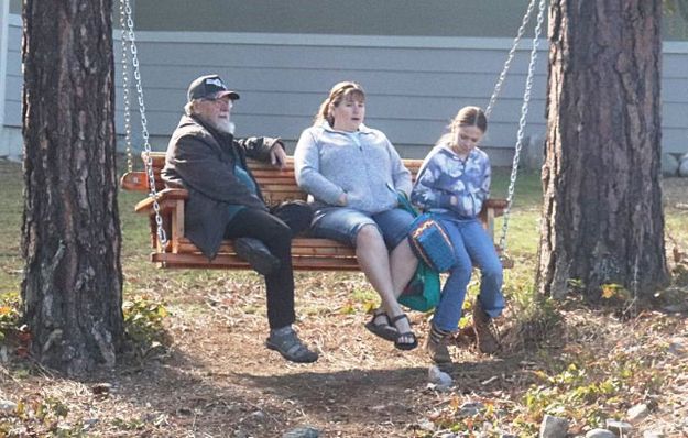 A great spot to wait. Photo by LibbyMT.com.