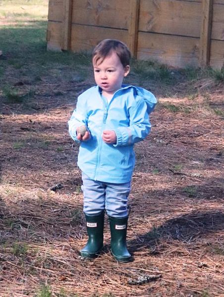 A rock while I'm waiting. Photo by LibbyMT.com.