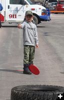 Disc fun. Photo by LibbyMT.com.