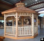 Beautiful gazebo. Photo by LibbyMT.com.