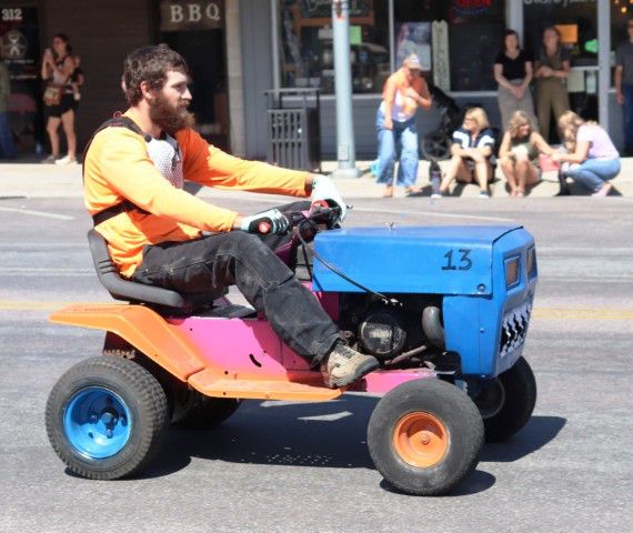 Custom lawnmower. Photo by LibbyMT.com.