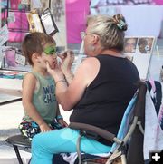 Face painting. Photo by LibbyMT.com.