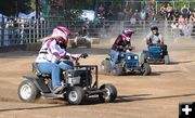Lawnmower races. Photo by LibbyMT.com.