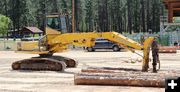 Log loader. Photo by LibbyMT.com.