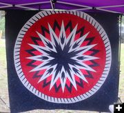 Kootenai Valley Quilt Guild raffle quilt. Photo by LibbyMT.com.
