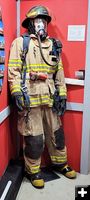 Modern firefighter gear. Photo by LibbyMT.com.