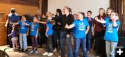 Children's Select Choir with audience participation. Photo by LibbyMT.com.