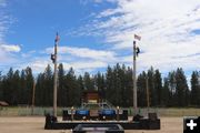 45' poles. Photo by LibbyMT.com.
