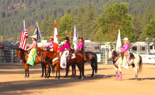 Flag bearers. Photo by LibbyMT.com.