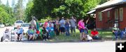 Waiting for the parade. Photo by LibbyMT.com.