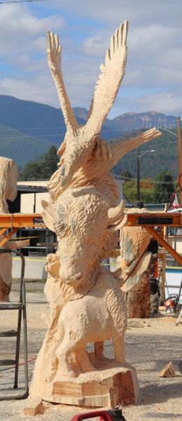Alex's master carving. Photo by LibbyMT.com.