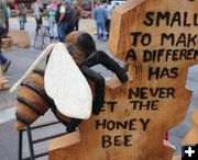 The honeybee. Photo by LibbyMT.com.