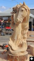 George's master carving. Photo by LibbyMT.com.
