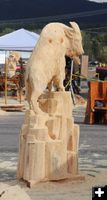 Mark's master carving. Photo by LibbyMT.com.