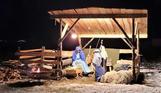 Drive-Through Nativity at Assembly of God Church