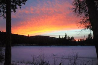 Sunset on Horseshoe Lake 