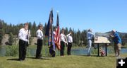 Unveiling the plaque. Photo by LibbyMT.com.