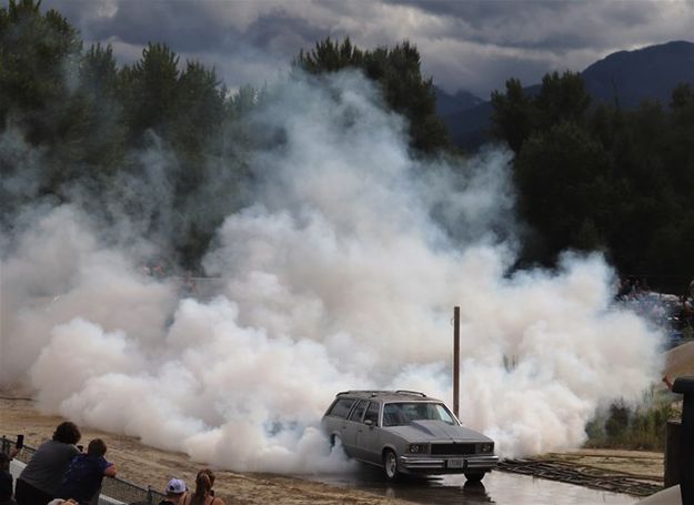 Burnout: 1978 Malibu. Photo by LibbyMT.com.